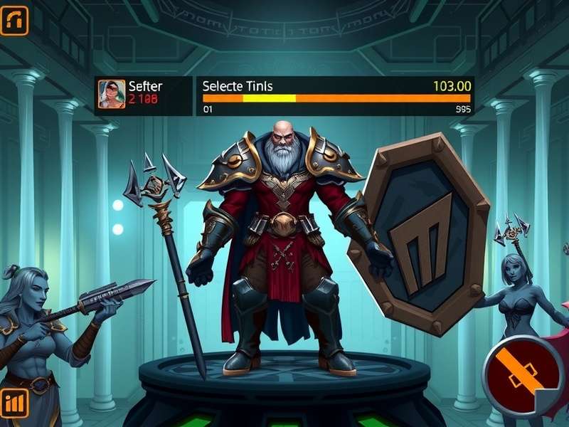 Dominator Titan Warrior character selection screen